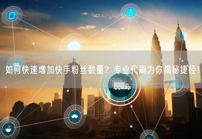如何快速增加快手粉丝数量？专业代刷为你揭秘捷径！