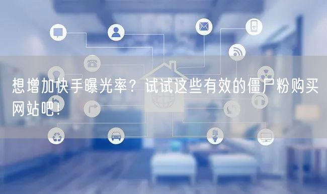 想增加快手曝光率？试试这些有效的僵尸粉购买网站吧！