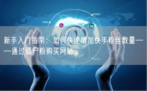 新手入门指南：如何快速增加快手粉丝数量——通过僵尸粉购买网站。