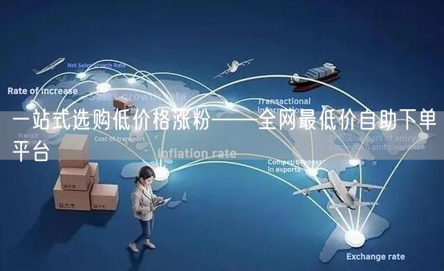 一站式选购低价格涨粉——全网最低价自助下单平台