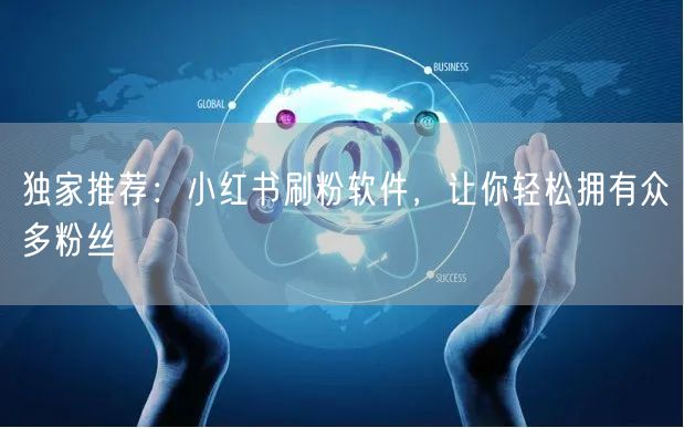 独家推荐：小红书刷粉软件，让你轻松拥有众多粉丝