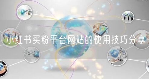 小红书买粉平台网站的使用技巧分享