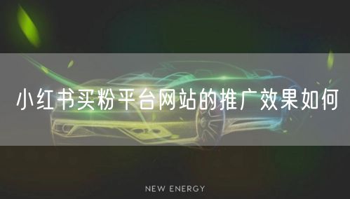 小红书买粉平台网站的推广效果如何