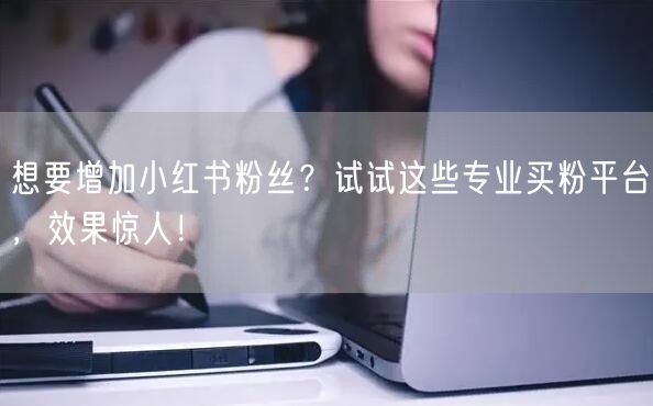 想要增加小红书粉丝？试试这些专业买粉平台，效果惊人！