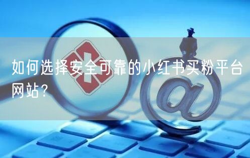 如何选择安全可靠的小红书买粉平台网站？