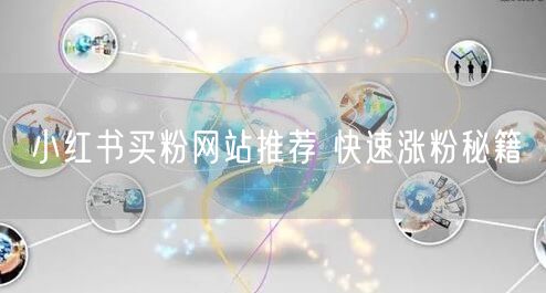 小红书买粉网站推荐 快速涨粉秘籍