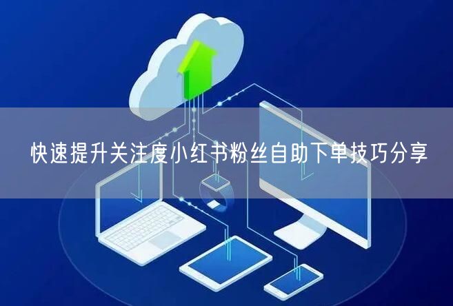 快速提升关注度小红书粉丝自助下单技巧分享