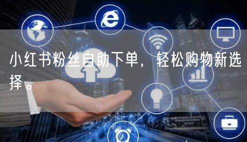 小红书粉丝自助下单，轻松购物新选择。